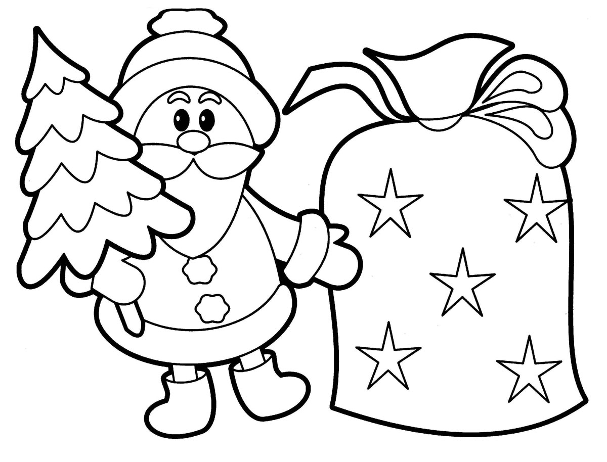20 Cutest christmas coloring pages for kids Santa Coloring Pages For Kids Printable 20 Cutest christmas coloring pages for kids