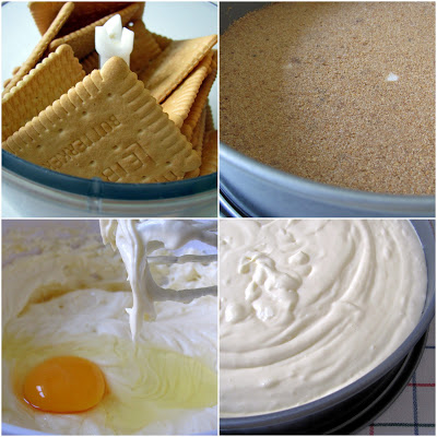 Cheesecake Collage New Yorker Cheesecake (Philadelphia Torte)