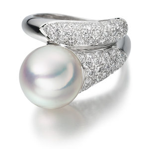 white gold pearl ring Marvel white gold pearl rings