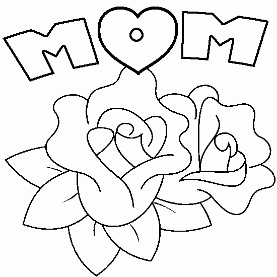 Mothers Day Free Printable Coloring Page Mothers day coloring pages for kids 2014