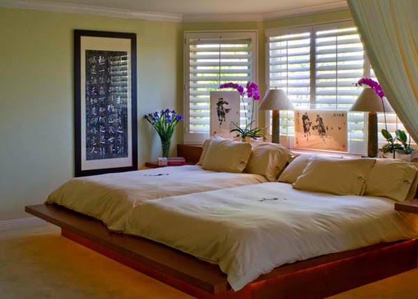 7.+Chambre+%25C3%25A0+coucher+contemporaine Bedrooms decorations ideas with Asian influence