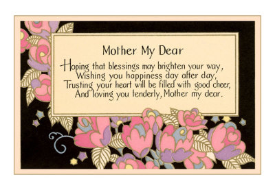Great poems for mother day 2014 MY 00037 D%257EPoem for Mother s Day Posters Great poems for mother day 2014