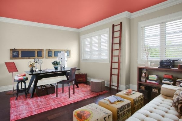 1.+Salon+rose+et+blanc interior color trends for a comfortable Salon