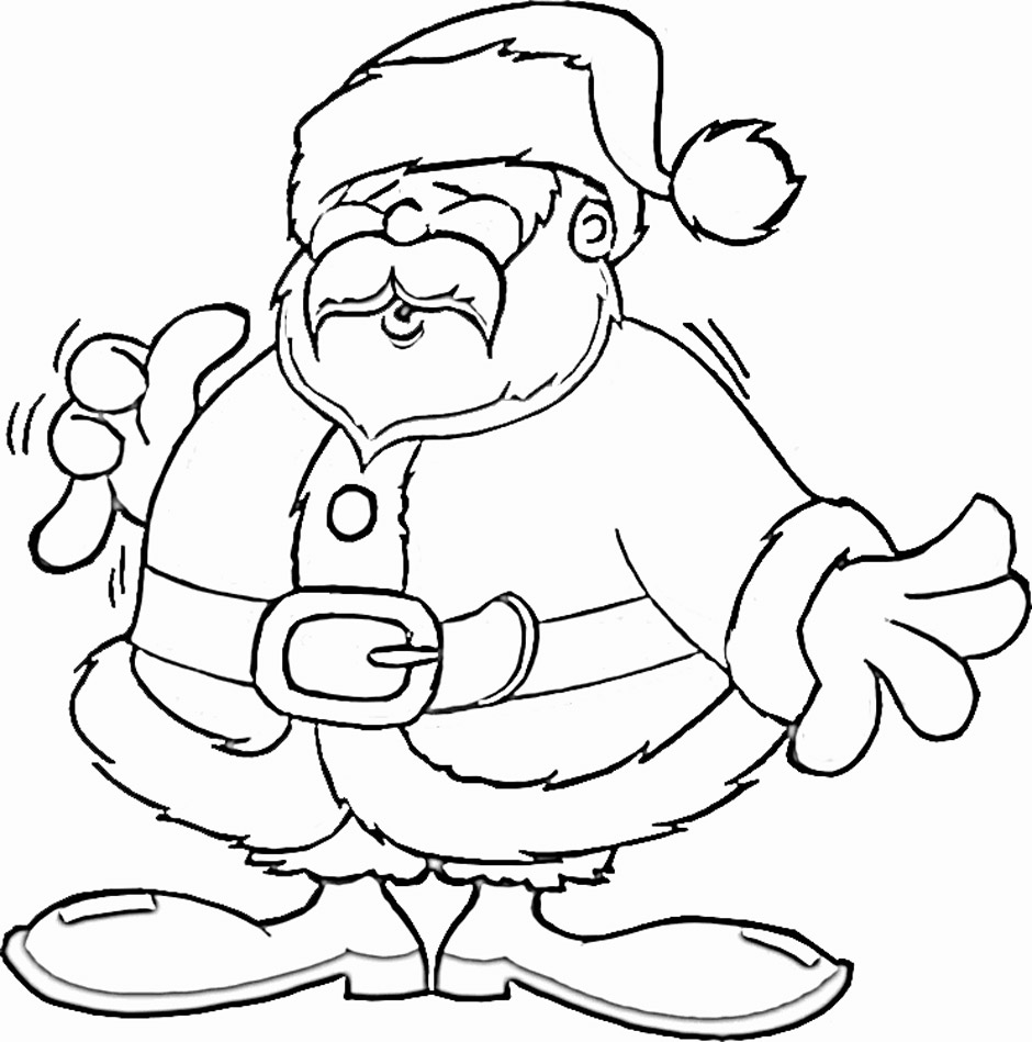 Santa Claus coloring pages For Kids Santa+Claus16 Santa Claus coloring pages For Kids