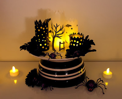 Ambienta+tus+velas+para+Halloween+8 Decorative Candles for Halloween