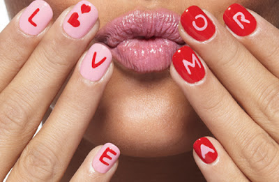 Latest nail painting ideas for Valentines day lfg valentines day nail designs 4 Latest nail painting ideas for Valentines day