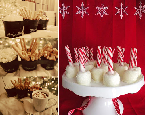 hot+chocolate+3 Bar ideas for weddings in winter