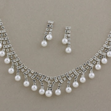 Silver+White+Pearl+Drop+Jewelry111 Amazing white & silver jewelry 