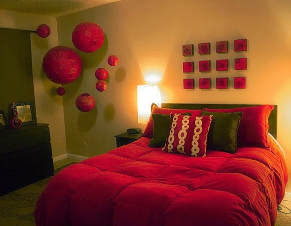 3.+Chambre+%25C3%25A0+coucher+rouge Bedrooms decorations ideas with Asian influence