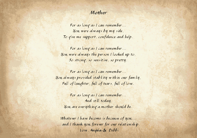 Mothers+Poem Great Mother day poems 