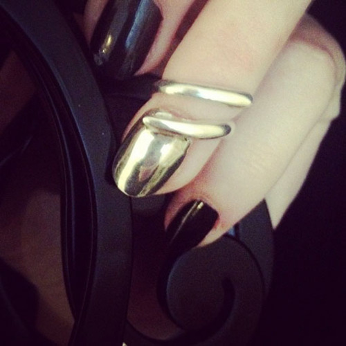 nail+ring Nails ring Do you like this fashion?