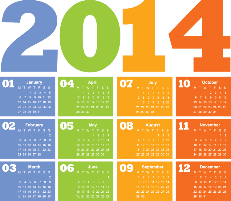 2014 calendar 2 Calendar 2014 with holidays printable 