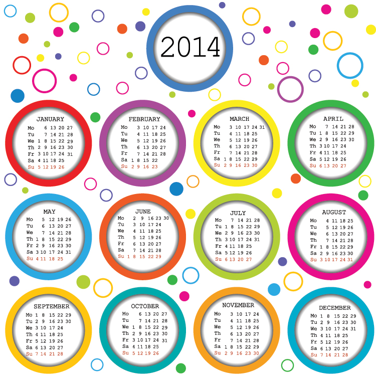 2014 calendar 3 Calendar 2014 with holidays printable 
