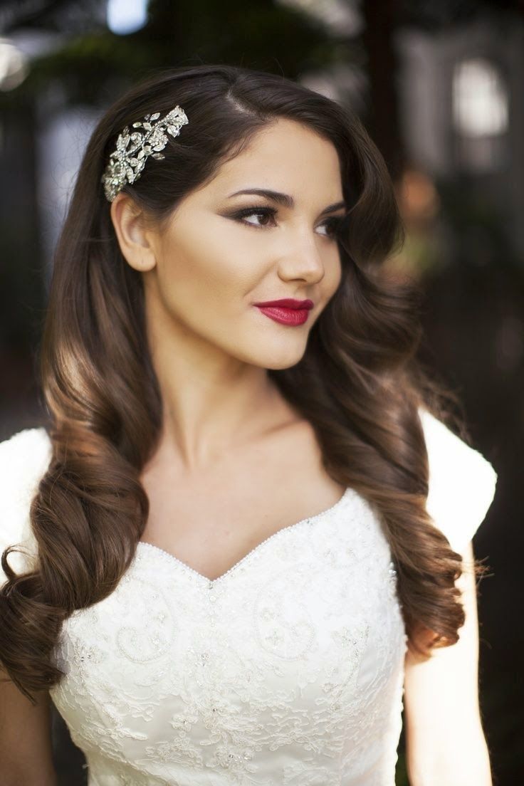 1978e0c6d4e7b9839b1731a53850803b Best Stylish wedding hairstyles for long hair