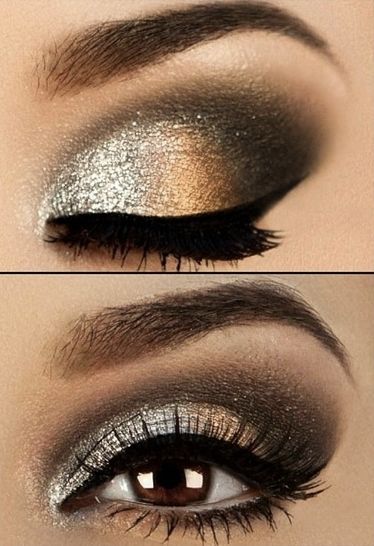 38e87aa347cae7d0facd79d27960cbef Your wedding makeup with bold Golden