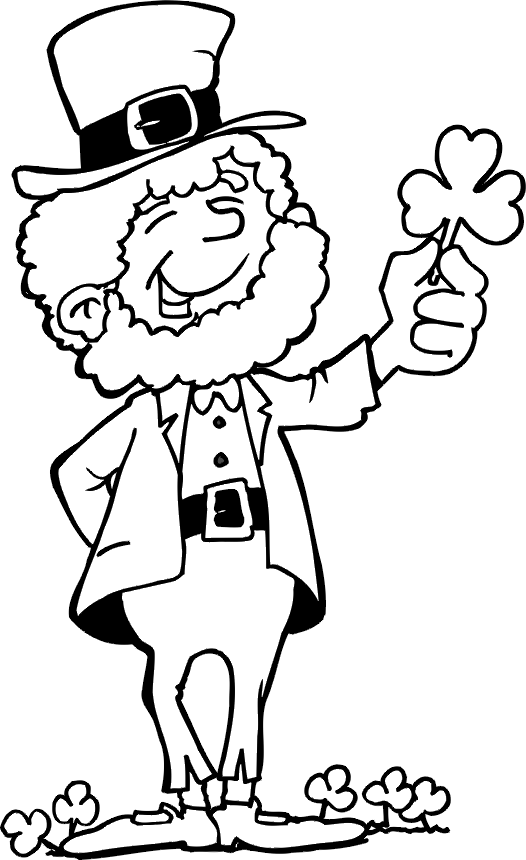 st patricks day leprechaun coloring pages 7 com Happy St. Patricks Day 2014