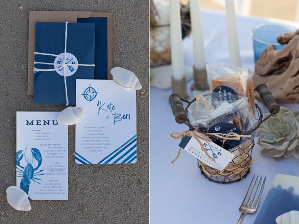 by the sea shoot 11 Hot winter wedding colors combinations: Blue and white or silver