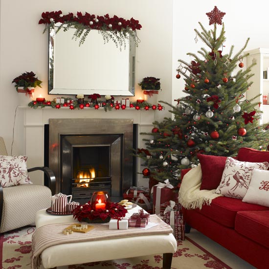 christmas home decoration+blog1 Table and home Christmas decorating ideas 2014