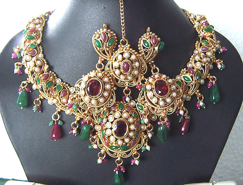 jewelry%252520exports Indian wedding jewelry with special character