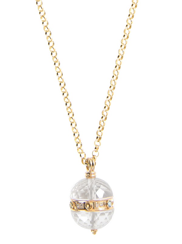 KIKI+MCDONOUGH+ +crystal+and+multi+gem+necklace Elegant necklaces for unique bride 2014