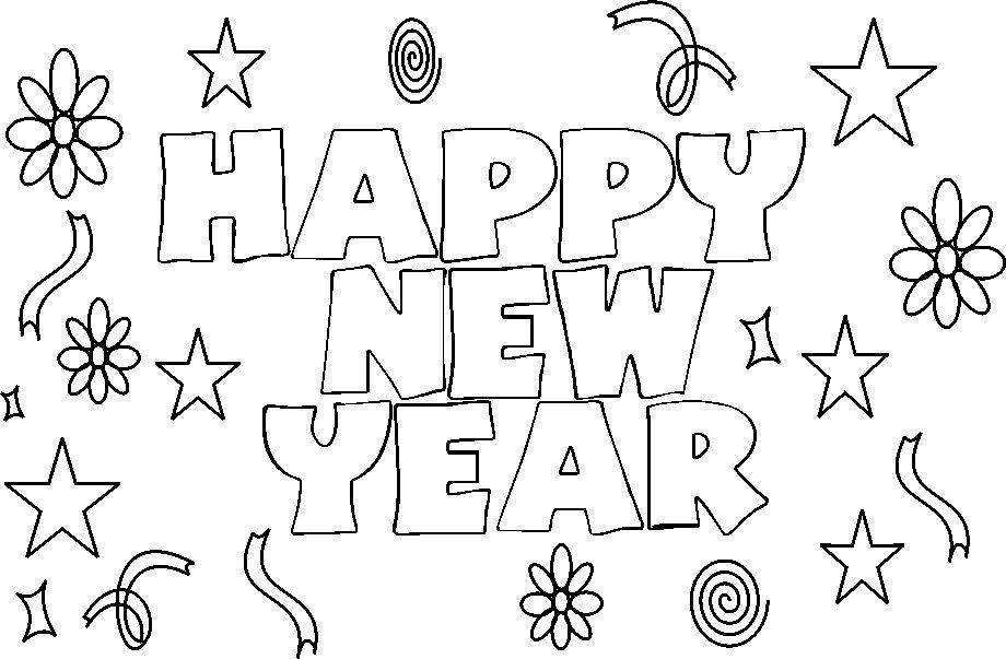 3179 2237 HNY flowers 2014 new year coloring pages