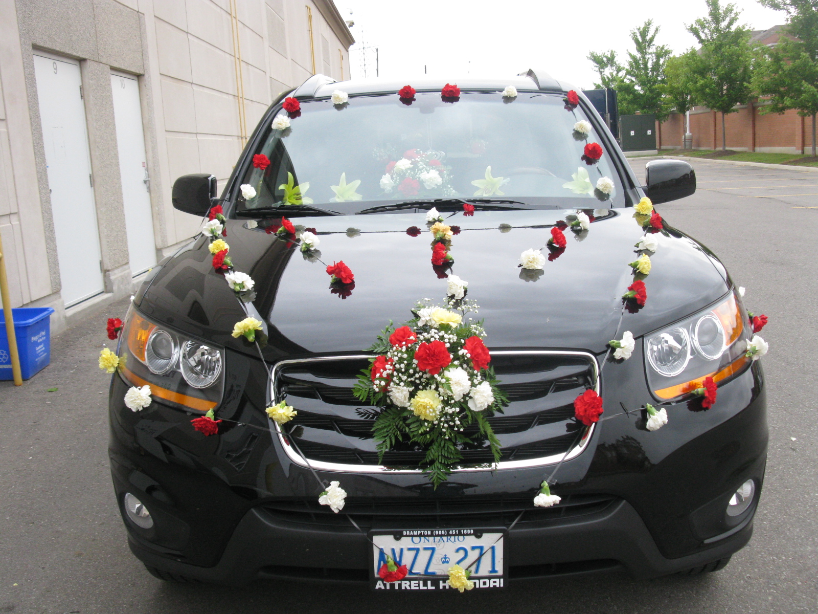 10 Ideas for wedding car flowers decoration IMG 1068 10 Ideas for wedding car flowers decoration