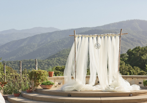 Romantic Bohemian Wedding Inspiration 8 Collection of lace wedding arch 2014