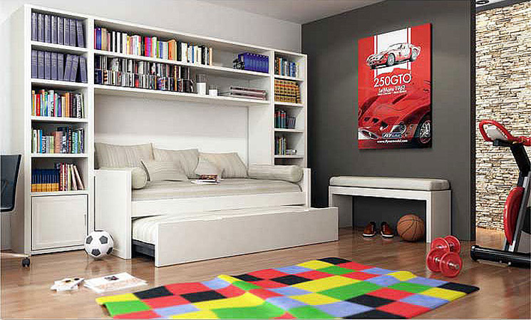 dormitorios infantiles cama nido 01 Ideas for Decorating Childrens Bedrooms