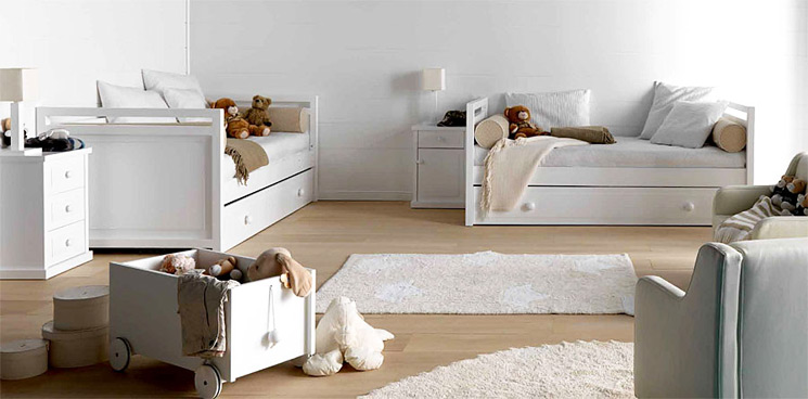 dormitorios infantiles cama nido 05 Ideas for Decorating Childrens Bedrooms