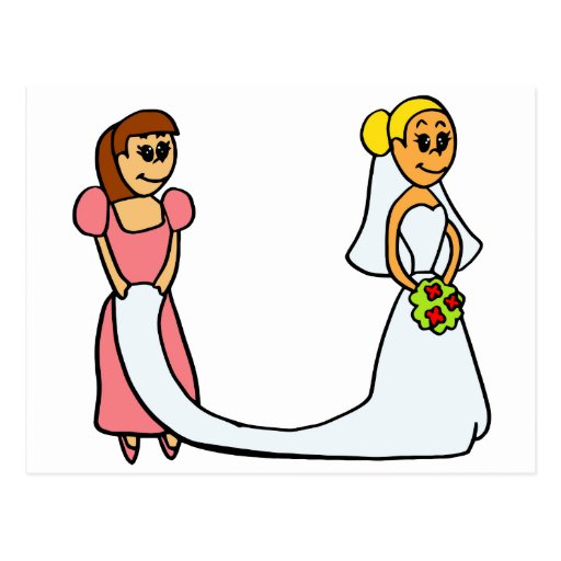 bride and maid of honor cartoon post card r85e978bb8b3043549b2e127e12ef6daf vgbaq 8byvr 512 Important advice provided to the Bride