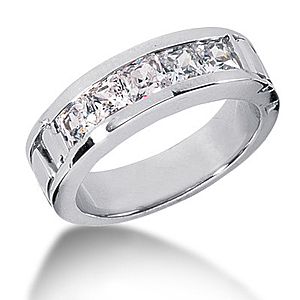 platinum diamond mens wedding band 2ct p 31344 Cool platinum rings for men designs 