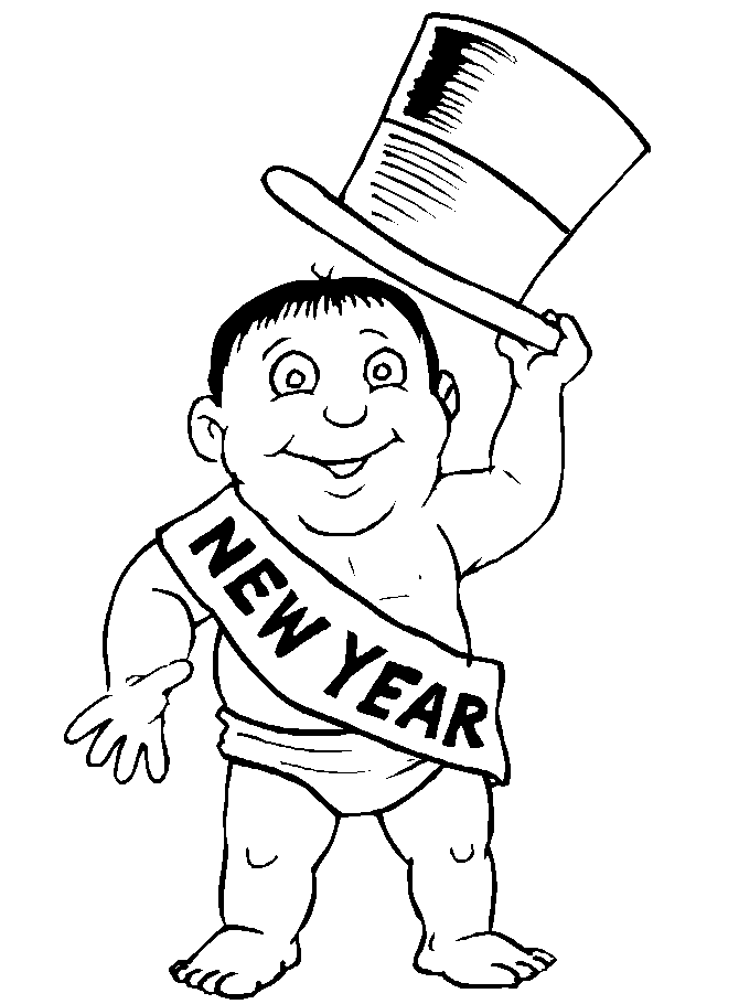 new year coloring pages 7 2014 new year coloring pages