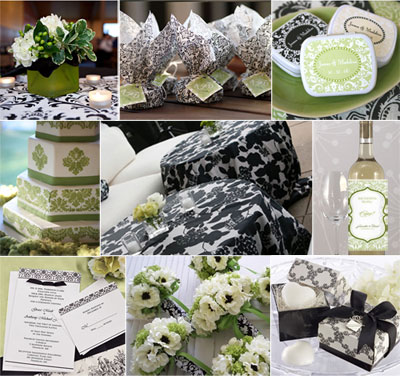  Modern black wedding accessories 2014