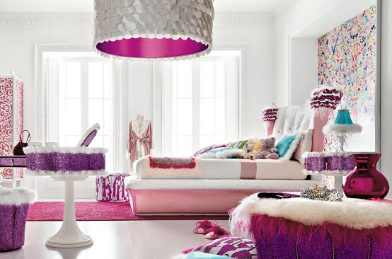 habitacion rosa nina1 15 Romantic & luxury bedrooms for couples 2015