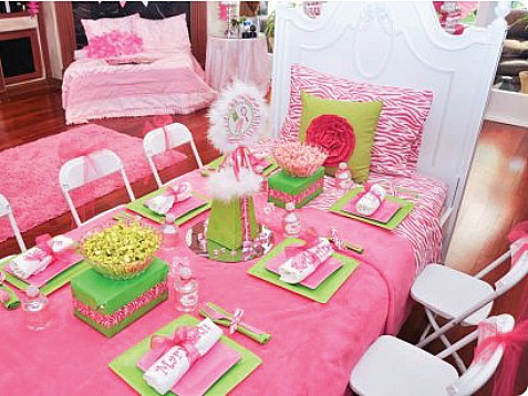 pj bed table 477 Making a slumber party for preteen girls