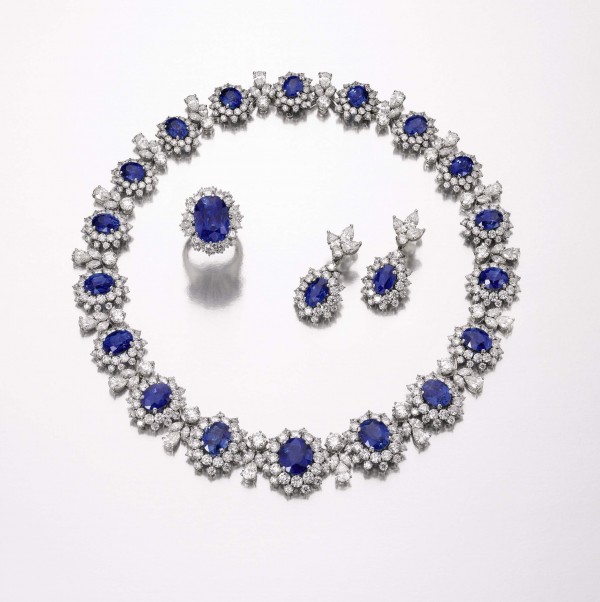 Bulgari Sapphire and Diamond Necklace A Charming combination of necklaces 2014