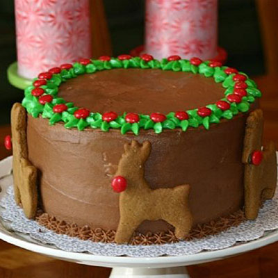 Merry Christmas chocolate Cakes designs 2014 Merry Christmas chocolate Cakes designs 2014