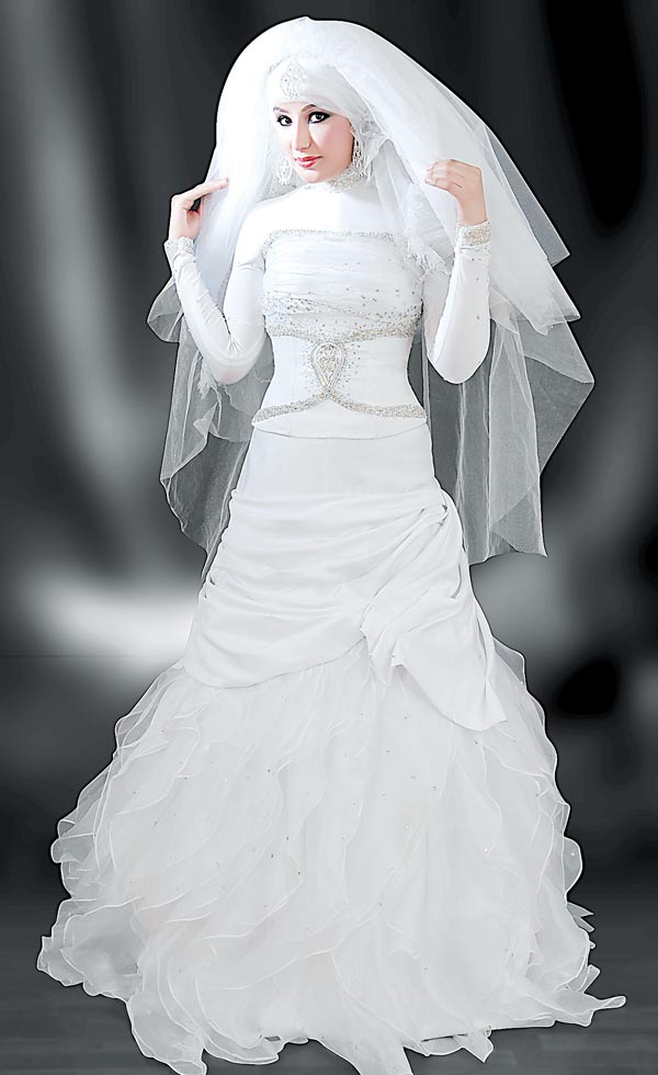 480493 1383998481 The latest designs hijab wedding dresses 2014