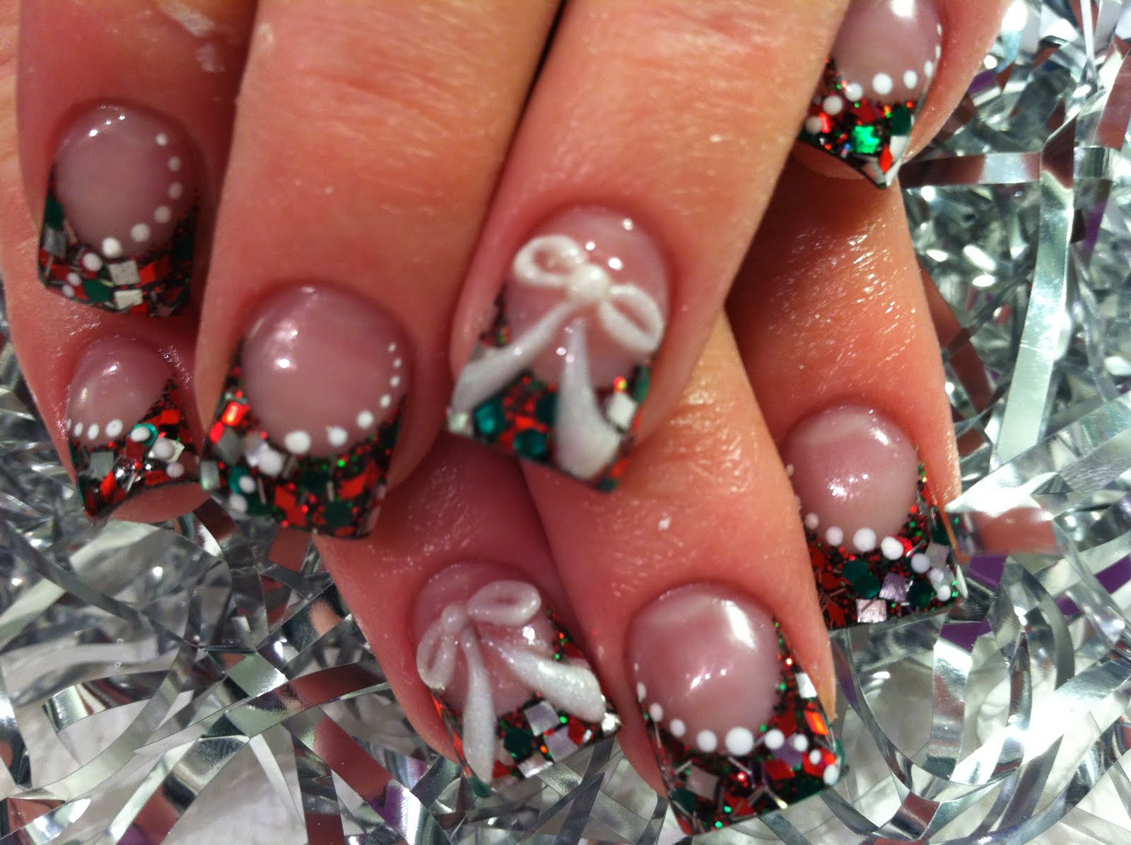 0331c63730dbf6c5f4d8ede7ef317453 Christmas acrylic nails design ideas