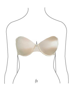 6bb7502d09db8f346b1b88dd0216654a 6 tips for underwear strapless wedding dress
