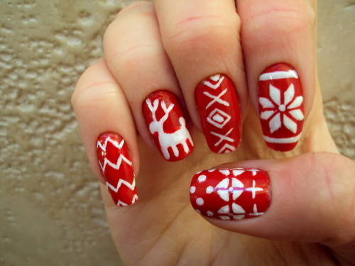 6c50db3a1c5e81b07f92fdd97c16c775 Christmas acrylic nails design ideas
