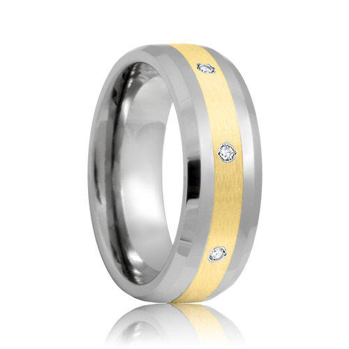 15 Elegant wedding ring for groom only 8mmGoldD8 15 Elegant wedding ring for groom only