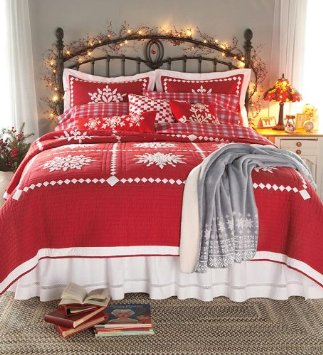 964bf00808a6ee863da933072ec0ccc0 Ideas for decorating Christmas bedding 