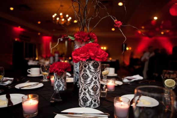 a422dcaafa36368e40a4e723a7c78680 Wedding decoration in red