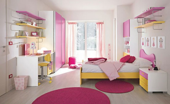bc99e3b243ce68ffeeedd0c07c343156 The pink color for child bedroom