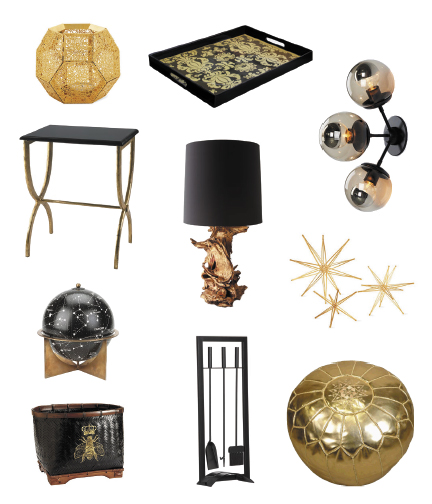 cefef779666efc596b58a0df1115fb83 Gold glitter for home accessories