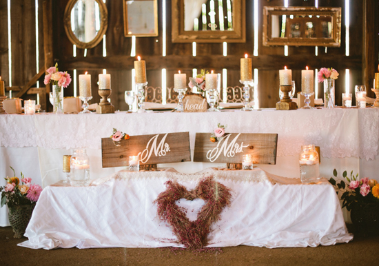 ef4205ef6d4106fdb6f2bb40258af9b9 Pretty wedding decoration with Mr & Mrs theme