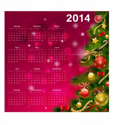 2014 calendar happy new year 267021 New year 2014 calendar