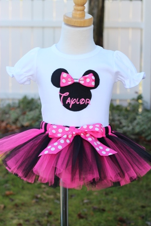 First Birthday Tutus For your baby minnietutuoutfitwebsmall First Birthday Tutus For your baby