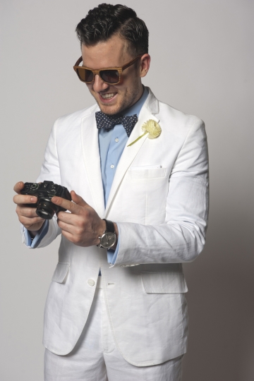 The grooms white suit ... Elegance and bolder The grooms white suit ... Elegance and bolder